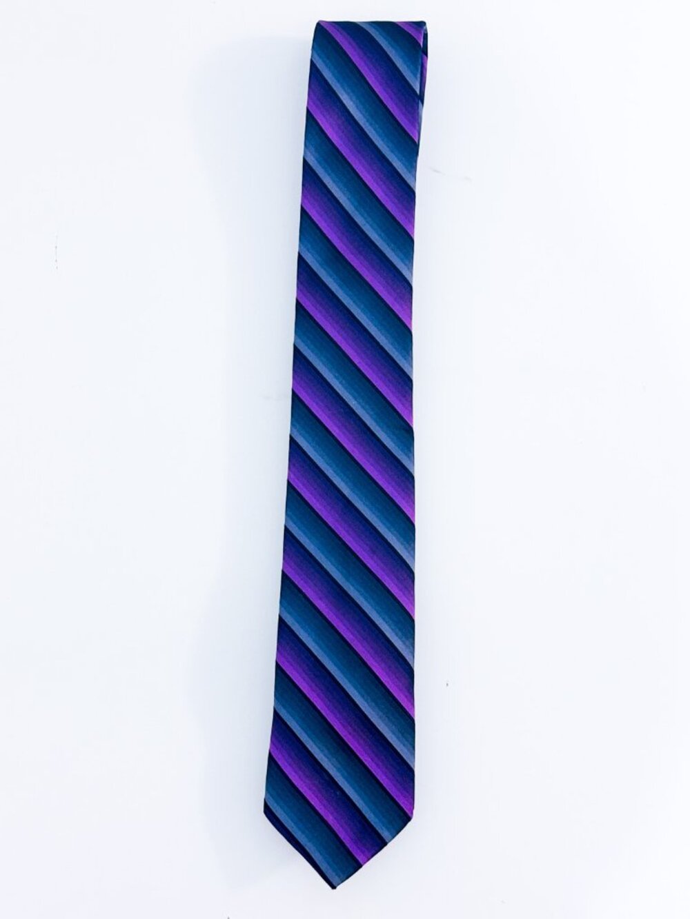 MARCO FERRERA Purple Striped Tie | Classic Business